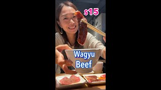 $15 Wagyu Beef Set at Solo Japanese BBQ Restaurant in Tokyo #japanesefood