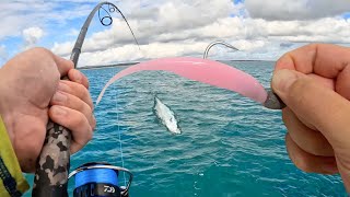 PSYCHO Fishing Hervey Bay (Fraser Island) for Massive Tuna!