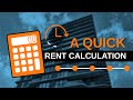 How to Quickly Calculate Commercial Rents [Real Estate]