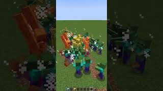 بنظرتون 100 تا زامبی میتونن 10 تا گولم طلایی رو شکست بدن؟  #ماینکرفت #minecraft