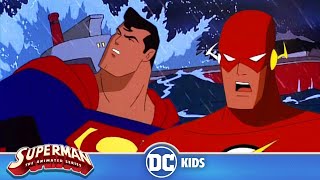 Superman: The Animated Series | Super Flash Team Up | @dckids