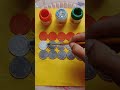 Great indian flag drawing on coins 😱 l indian flag #viral YouTube short video #how to flag #art ...