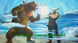 Street Fighter X Tekken No Commentary Arcade Mode (Kuma & Heihachi)....