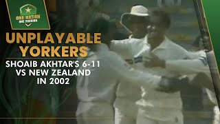 🔥 Unplayable Yorkers! | Shoaib Akhtar's 6-11 vs New Zealand in 2002 | Rawalpindi Express