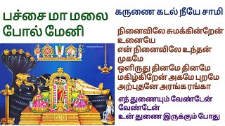 பச்சை மா மலை போல் மேனி கருணை கடல் நீயே சாமி