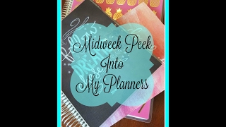 Peek Into My Planner {Midweek glance}