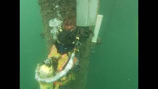 Underwater Welding, Anode Installation.