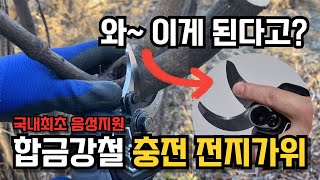 가성비 최고 충전 전동가위 추천 강력한 BLCD 모터를 장착한 콜튼 전지가위 가격