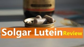 Solgar Lutein Review