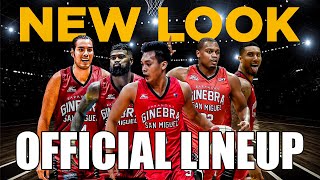 PBA UPDATE NEW LOOK BARANGAY GINEBRA SAN MIGUEL OFFICIAL LINEUP COMMISSIONERS CUP 2023