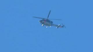 北海道警察航空隊JA05HPだいせつ2（AgustaWestland AW139 中日本航空 ※A139）周囲を低速で飛び回り家の真上を通過を繰り返す①2025年1月21日（火）【2日連続】【21分】