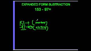 Tutorial: Expanded Form Subtraction #3