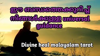 ഈ ബന്ധത്തെക്കുറിച്ച്  നിങ്ങൾക്കുള്ള ഡിവൈൻ ഗൈഡൻസ് ✨✨🌞♥️Divineheal Malayalam Tarotreading 🌞✨♥️