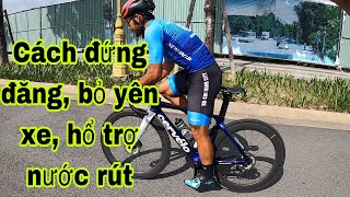 Cách tập đứng đăng, bỏ yên xe hổ trợ cho nước rút