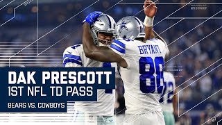 Dak Prescott Throws 1st Career TD Pass! | Bears vs. Cowboys | NFL