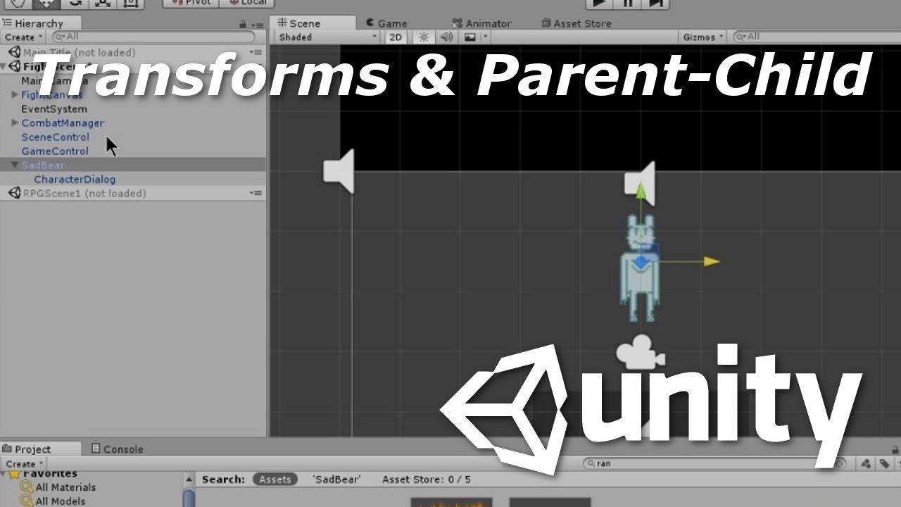 Unity английский язык. Unity get parent.