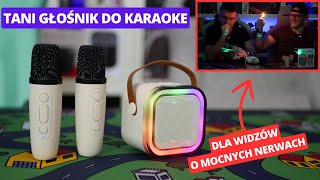 GŁOŚNIK ROKU DO KARAOKE | K12 Karaoke Machine Speaker z Aliexpress/Allegro