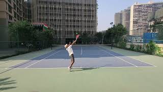 Tennis Singles, Deepak vs. Abdullah. Saturday, 25/1/2025.