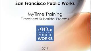 MyTime Time Submittal Process