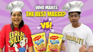 Who makes the Best MAGGI?🍜 | Cook Off Challenge🔥