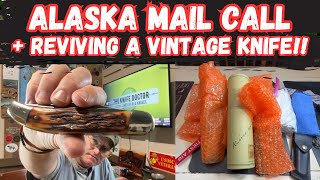 Alaska Mail Call + Reviving a Vintage Camillus Folding Hunter Knife!