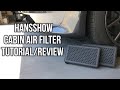 Hansshow Cabin Air Filter Review and Tutorial For Tesla Model 3 and Y