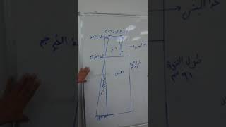 مدربة الخياطة :شيخة الجابرية  شرح الدرس الأخير من((رسم باترون التنورة من الخلف))