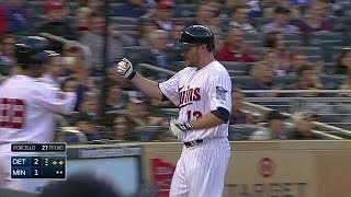 DET@MIN: Kubel scores on Suzuki's sacrifice fly