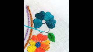 satin flower hand embroidery,neckline flower hand embroidery designs