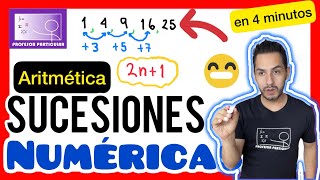 ✅SUCESIONES NUMÉRICAS | MUY DIDÁCTICO💯| RAZONAMIENTO MATEMÁTICO