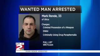 Wanted man arrested in Utica, turned over to Herkimer police