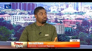 Deji Adeyanju Alleges That Buhari's Trip To UK Is For Medicals |Sunrise Daily|