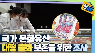 [핫클립] 대형 불화 괘불을 분석하다 / YTN 사이언스