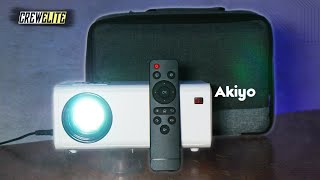 AKIYO: O7 Portable 1080P WiFi Digital Projector With Carrying Case | Best Video Projector [REVIEW]