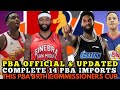 PBA OFFICIAL & UPDATED COMPLETE IMPORTS THIS PBA 49TH COMMISSIONERS CUP | PBA UPDATES