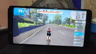 Zwift with spinbike, garmin ant+ sensors on android