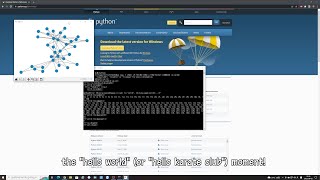 installing #python and #NetworkX on #Windows10 (just for very simple pedagogical demonstration)