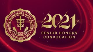 Bishop McNamara Class of 2021 Senior Honors Convocation Awards Ceremony