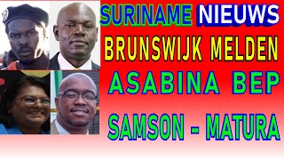 Suriname Nieuws Vandaag 2025 Remi Djalis Tv Brunswijk  Politie Melden Asabina  Samson Mathoera