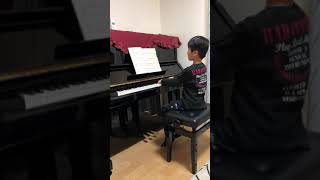 Czerny：op.139 No.5 - ツェルニー100番練習曲 No.5 (翔一 7歳、2020.4.8)