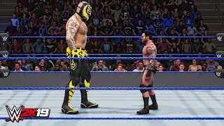 WWE 2k19 Giant Rey Mysterio vs Mini Randy Orton Match!