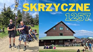 ⛰ SKRZYCZNE 1257m | Korona Gór Polski w 9 dni | z Lipowa, Ostre | w 52 min | 2/28 | Trekking 2.0 ⛰