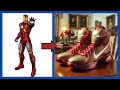 Unbelievable: Avenger Hero Transforms into Shoes!👞🔥😱💥#marvel #viralvideo #superhero #avengers