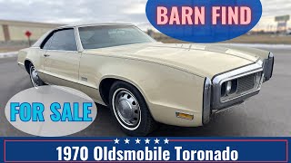 1970 Oldsmobile Toronado *** Barn Find ***      FOR SALE **   #usa #classiccars #barnfinds