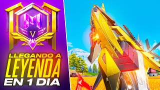 Llegando a LEYENDA en SOLO vs SQUADS en 1 DIA + mis mejores clases | COD mobile