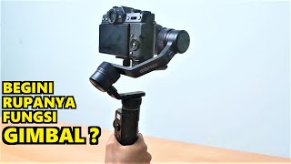 BEGINI RUPANYA FUNGSI GIMBAL & CARA KERJANYA? Review / Cara Pakai Stabilizer Kamera Harga Terjangkau