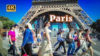 [4K] Paris Walks, Around Eiffel Tower, June 12, 2022 - UHD Walking Adventures