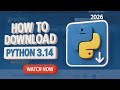 How to Install Python 3.14.2 on Windows 10/11 [ 2026 Update ] Python Programming