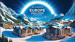 Top 10 Best Ski Resorts in Europe 2024/2025 #youtube