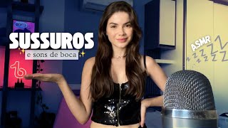 ASMR SUSSURROS E SONS DE BOCA 👄